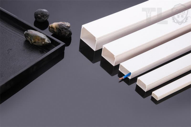 SRT001-121 goulotte UPVC Trunking without sticker 3M/PC50*50A(1.12mm)